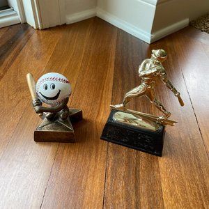 Two (2) Baseball  Trophies